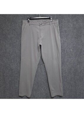 Lululemon Pants Men 34x29 Gray ABC Classic Fit Trouser 5 Pocket Casual (TAG 36)
